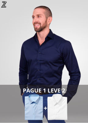 Camisa Social Z-Tech Ultraslim PAGUE 1 LEVE 2